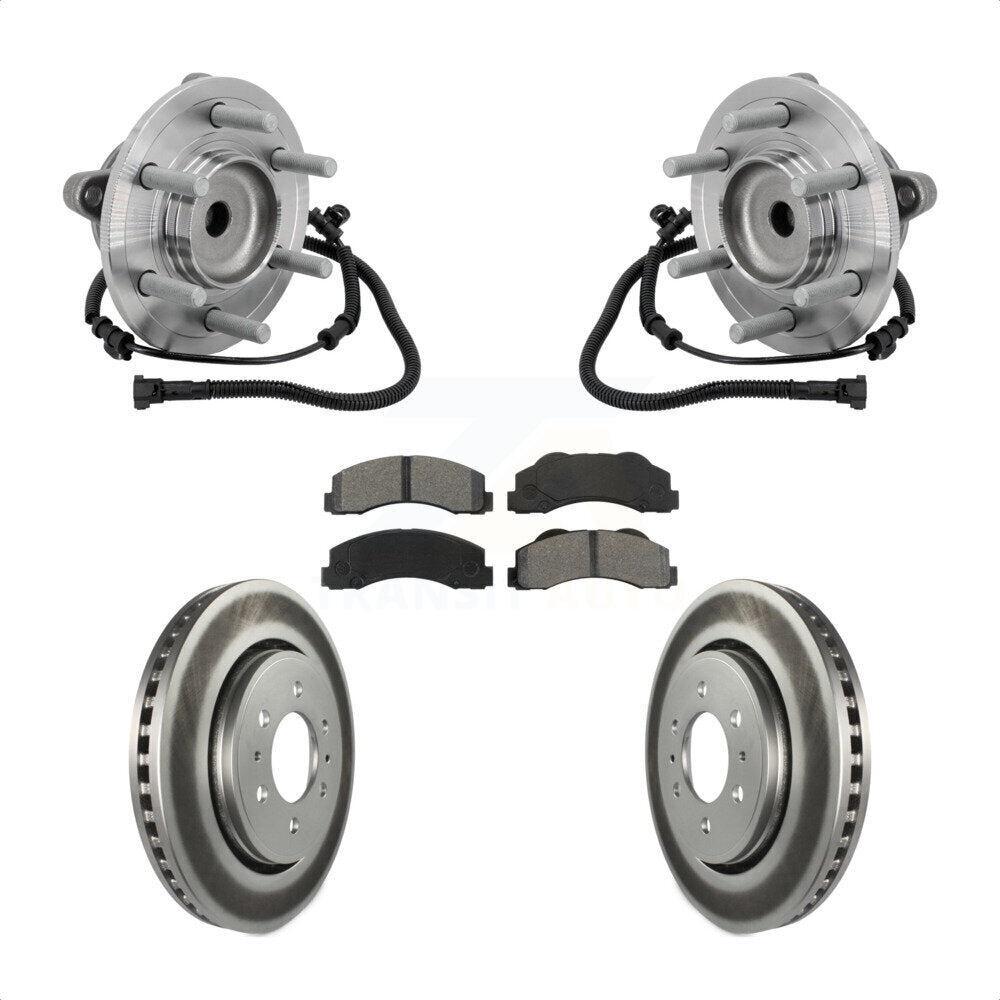 Kit de plaquettes de Rotor de frein, ensemble de roulements de moyeu avant, pour Ford F-150 RW 2015 – 2017