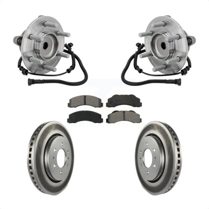 Kit de plaquettes de Rotor de frein, ensemble de roulements de moyeu avant, pour Ford F-150 RW 2015 – 2017