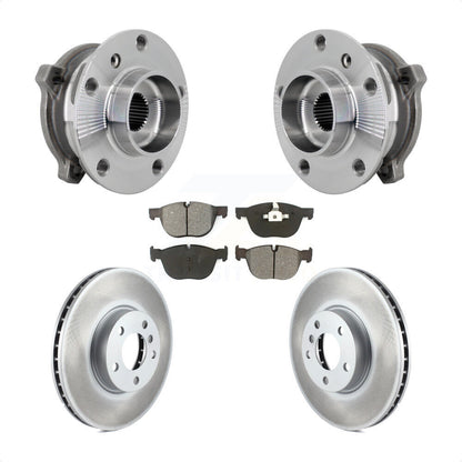 Kit de Rotor et de plaquettes de frein enduits de roulement de moyeu avant, pour BMW X5 X6 M12 x 1.25 Threa
