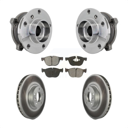 Kit de Rotor et de plaquettes de frein enduits de roulement de moyeu avant, pour BMW X5 X6 M12 x 1.25 Threa