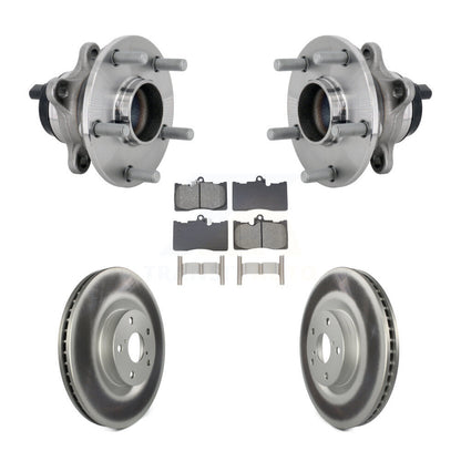 Kit de plaquettes de Rotor de frein enduites de roulement de moyeu avant, pour Lexus GS350 RC300 GS450h GS30
