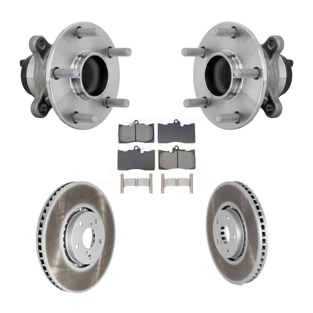 Kit de plaquettes de Rotor de frein, ensemble de roulements de moyeu avant, pour Lexus IS350 IS300 IS200