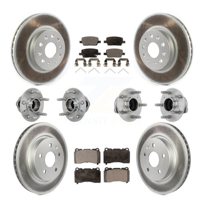 Kit de plaquettes de rotor de frein, roulement de moyeu avant et arrière (10 pièces) pour Chevrolet Camaro CT