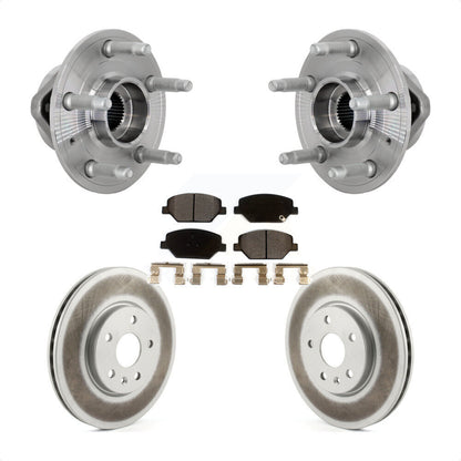 Ensemble de roulement de moyeu avant, Rotor de frein à disque revêtu et Kit de plaquettes pour Buick Envisio