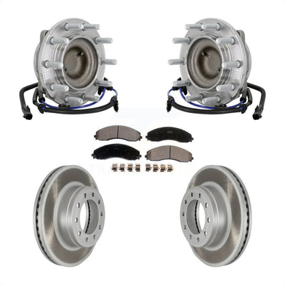 Kit de plaquettes de Rotor de frein, roulement de moyeu avant, pour Ford F-450 Super Duty F-550 4 X