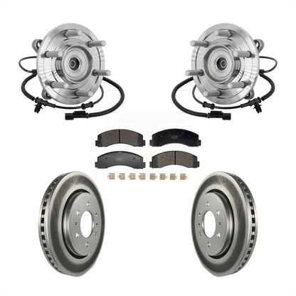 Kit de rotor et de plaquettes de frein revêtus de roulement de moyeu avant, pour Ford F-150 Rapto 2018 – 2020