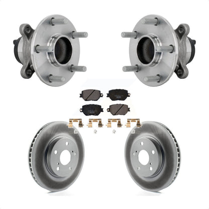 Kit de plaquettes de Rotor de frein revêtues de roulement de moyeu avant, pour Base Lexus IS250 2014 avec RW