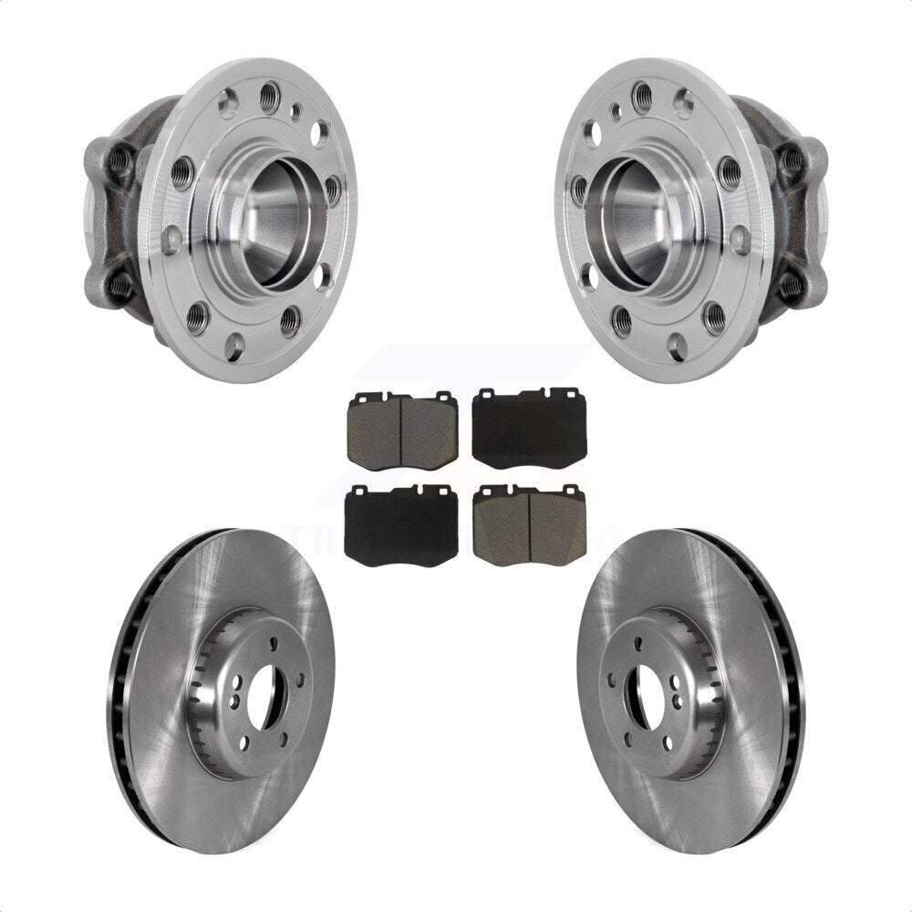 Kit de plaquettes de Rotor de frein à disque, ensemble de roulements de moyeu avant, pour Mercedes-Benz C300 C350