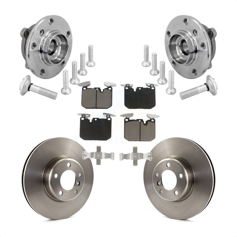 Kit de Rotor et de plaquettes de frein, roulement de moyeu avant, pour BMW 330i xDrive 440i Gran Coupé 320