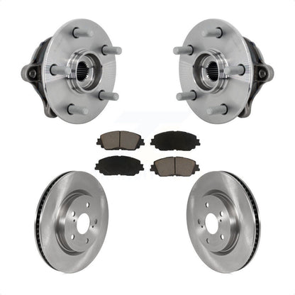 Kit de rotors et plaquettes de frein à disque, ensemble de roulements de moyeu avant, pour Toyota RAV4 Venza