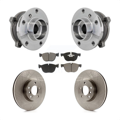 Ensemble de roulement de moyeu avant, Rotor de frein et Kit de plaquettes pour BMW X5 X6 M12 x 1.25 Threa
