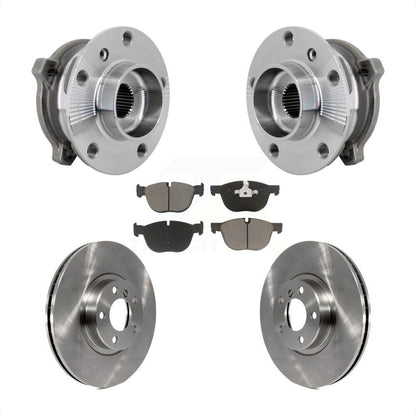 Ensemble de roulement de moyeu avant, Rotor de frein et Kit de plaquettes pour BMW X5 X6 M12 x 1.25 Threa