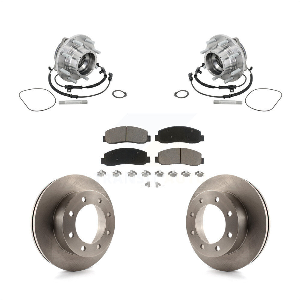 Kit de plaquettes de Rotor de frein, roulement de moyeu avant, pour Ford F-450 Super Duty Crew Cab Picku