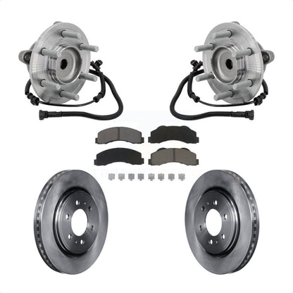 Kit de plaquettes de Rotor de frein à disque, ensemble de roulements de moyeu avant pour Ford F-150 RW 2015 – 2017
