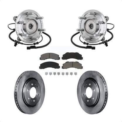 Kit de rotor et de plaquettes de frein à disque, roulement de moyeu avant, pour Ford F-150 Raptor 2017 avec 4W