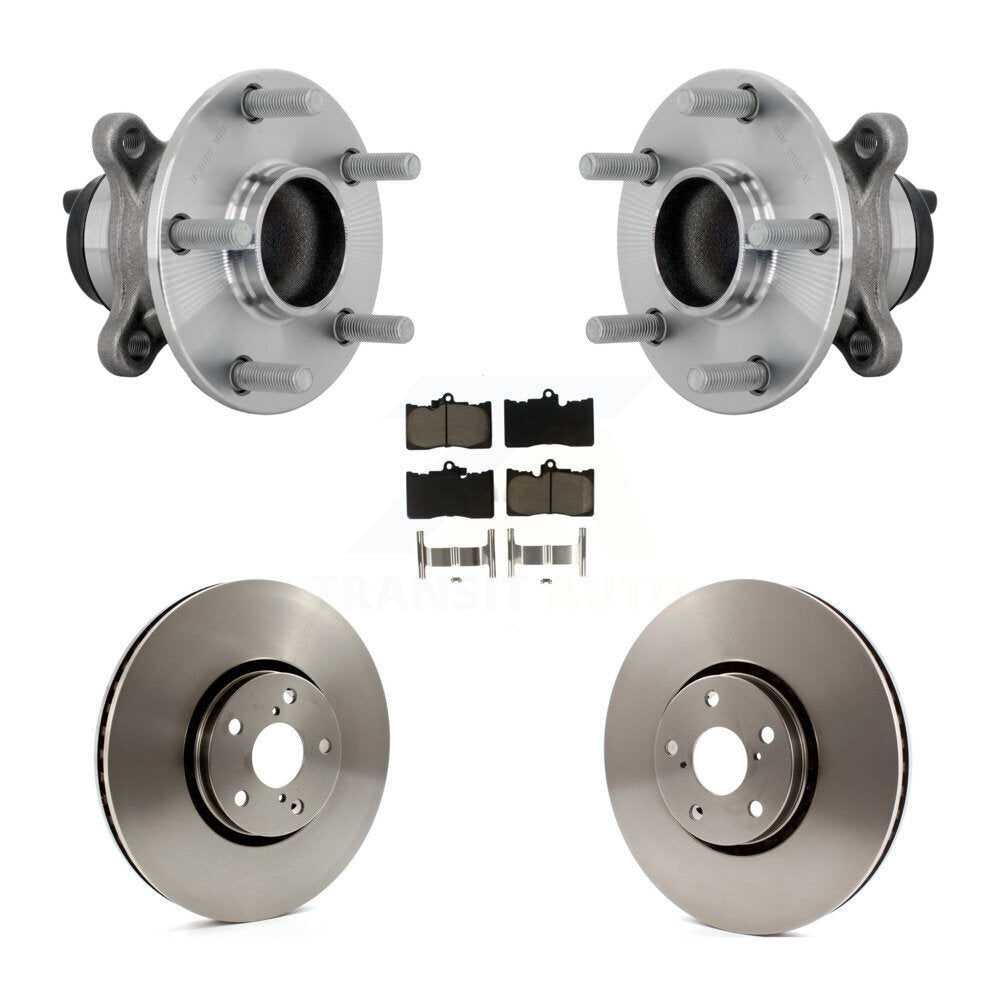 Kit de plaquettes de Rotor de frein à disque, ensemble de roulements de moyeu avant pour Lexus IS350 IS300 IS200
