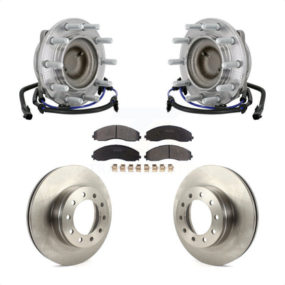 Kit de plaquettes de Rotor de frein à disque, roulement de moyeu avant, pour Ford F-450 Super Duty F-550 4 X