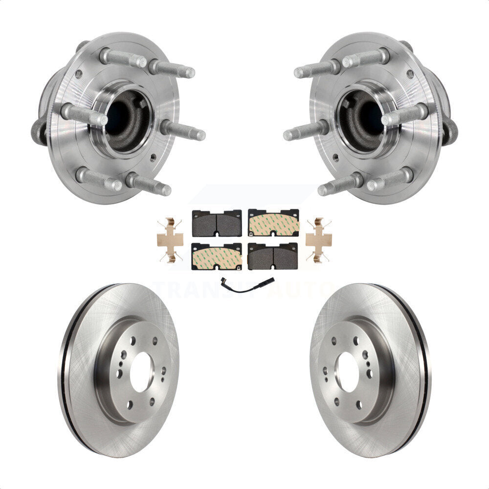 Kit de plaquettes de Rotor de frein, roulement de moyeu avant, pour Chevrolet GMC Silverado 1500 Sierra X