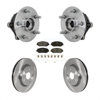 Kit de rotors et plaquettes de frein à disque, ensemble de roulements de moyeu avant, pour Toyota RAV4 Venza