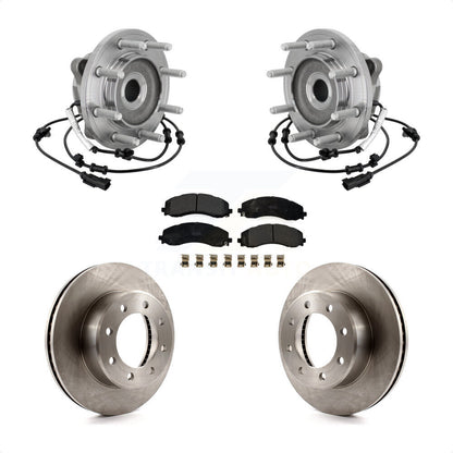 Ensemble de roulements de moyeu avant, Rotors et plaquettes de frein à disque, Kit pour Ram 2500 3500