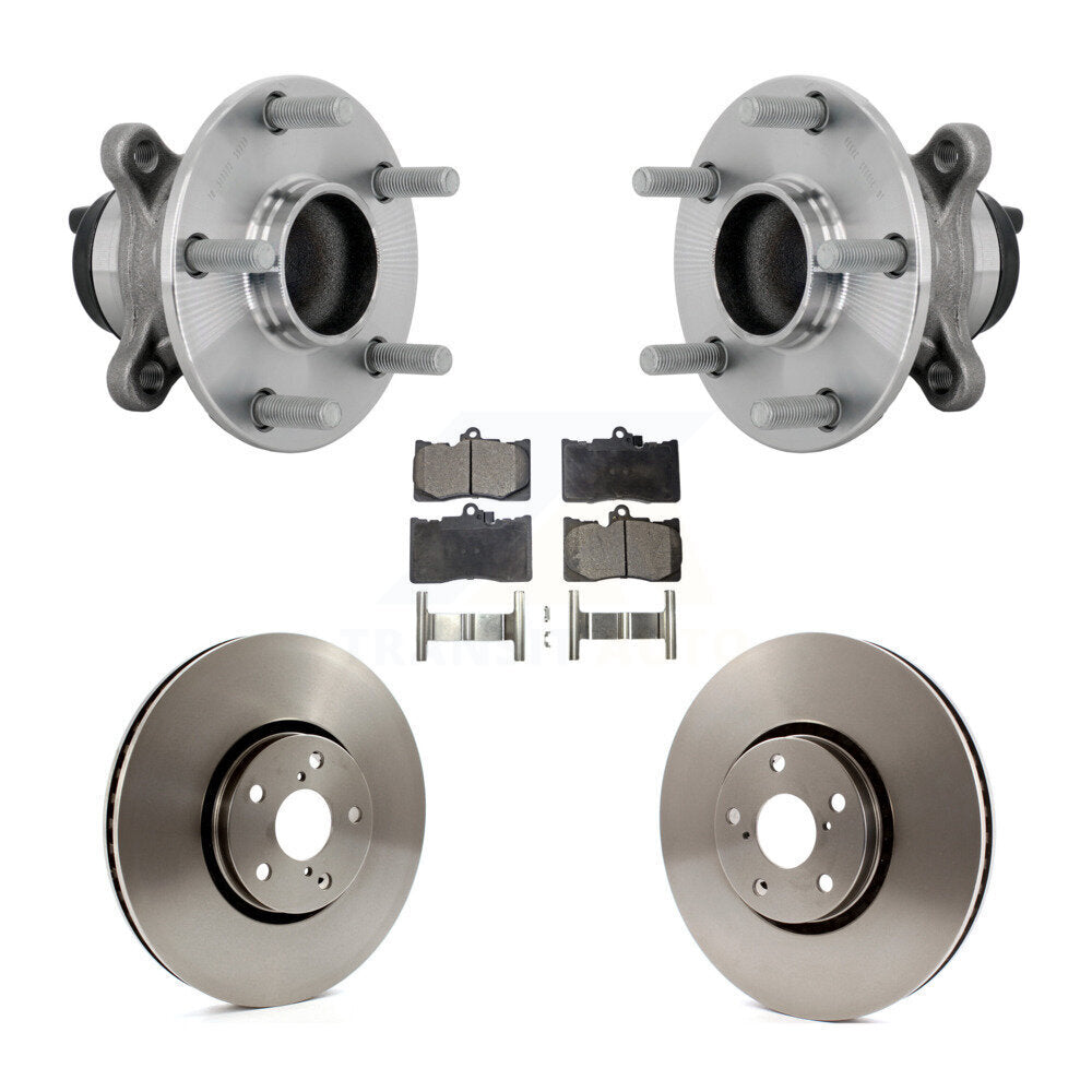 Kit de plaquettes de Rotor de frein à disque, ensemble de roulements de moyeu avant pour Lexus IS350 IS300 IS200