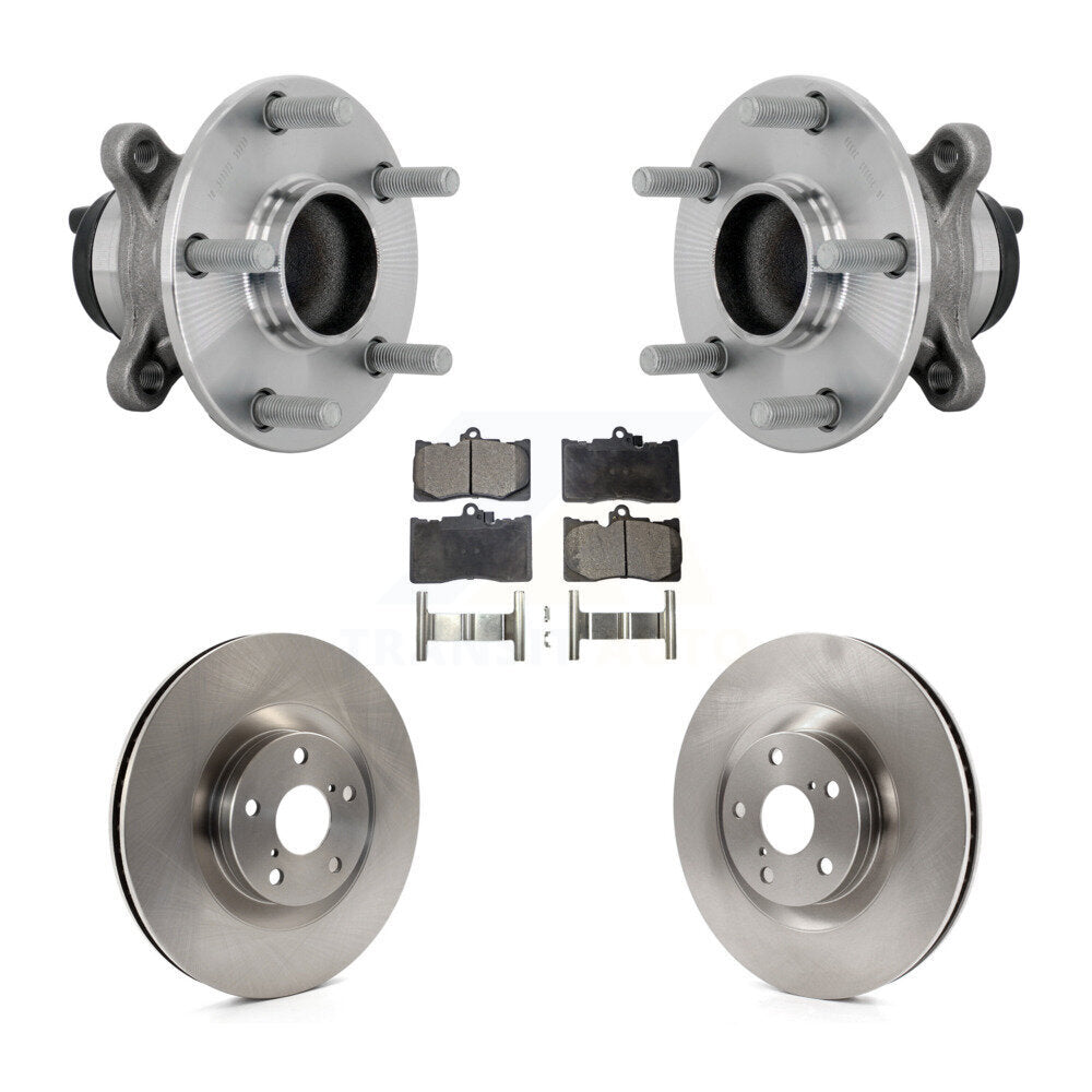Kit de plaquettes de Rotor de frein à disque, ensemble de roulements de moyeu avant pour Lexus IS300 IS350 IS200