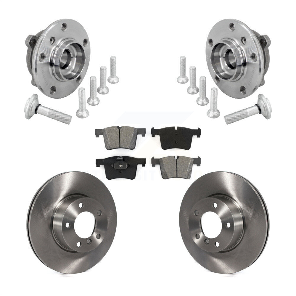 Kit de Rotor et de plaquettes de frein, roulement de moyeu avant, pour BMW 330i xDrive 230i 430i Gran Coup