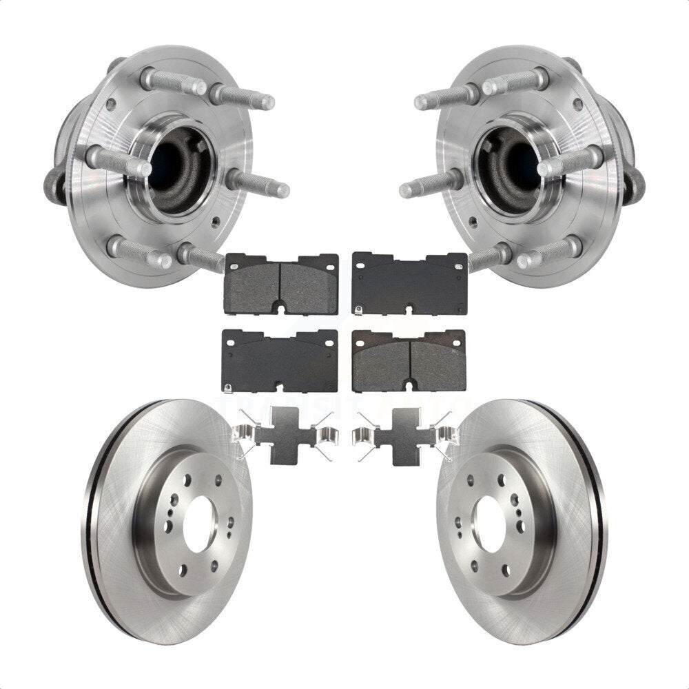 Kit de plaquettes de Rotor de frein, roulement de moyeu avant, pour Chevrolet GMC Silverado 1500 Sierra X