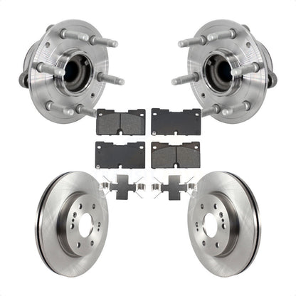 Kit de plaquettes de Rotor de frein, roulement de moyeu avant, pour Chevrolet GMC Silverado 1500 Sierra X