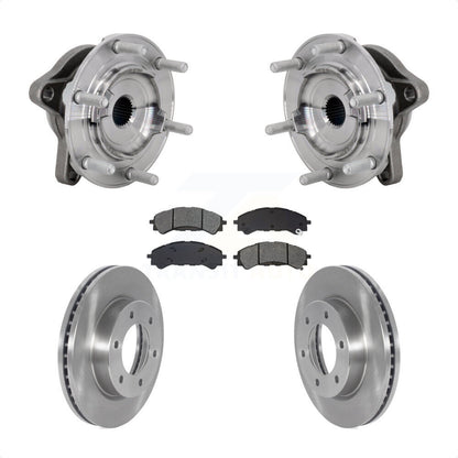 Ensemble de roulement de moyeu avant, Rotor de frein et Kit de plaquettes pour Ford Ranger 4W 2019 – 2023