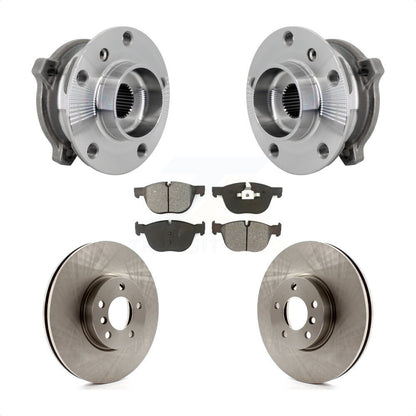 Ensemble de roulement de moyeu avant, Rotor de frein et Kit de plaquettes pour BMW X5 X6 M12 x 1.25 Threa