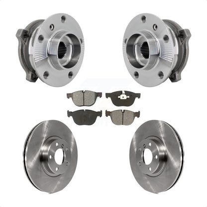 Ensemble de roulement de moyeu avant, Rotor de frein et Kit de plaquettes pour BMW X5 X6 M12 x 1.25 Threa