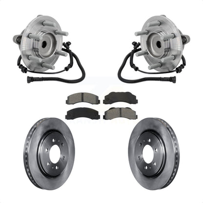 Kit de plaquettes de Rotor de frein à disque, ensemble de roulements de moyeu avant pour Ford F-150 RW 2015 – 2017