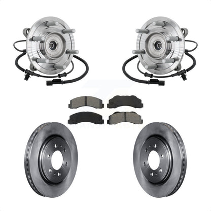 Kit de rotor et de plaquettes de frein à disque, roulement de moyeu avant, pour Ford F-150 Raptor 2017 avec 4W