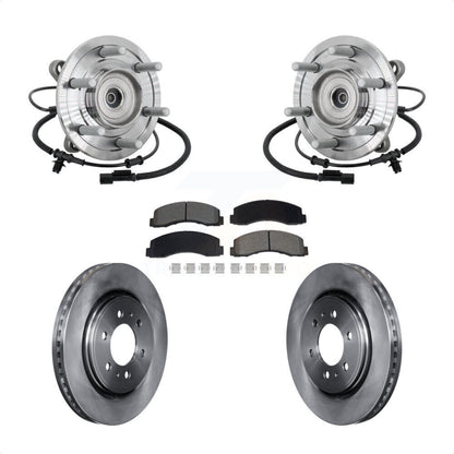 Ensemble de roulement de moyeu avant, Rotor de frein et Kit de plaquettes pour Ford F-150 Rapto 2018 – 2020