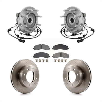 Ensemble de roulements de moyeu avant, Rotors et plaquettes de frein à disque, Kit pour Ram 2500 3500
