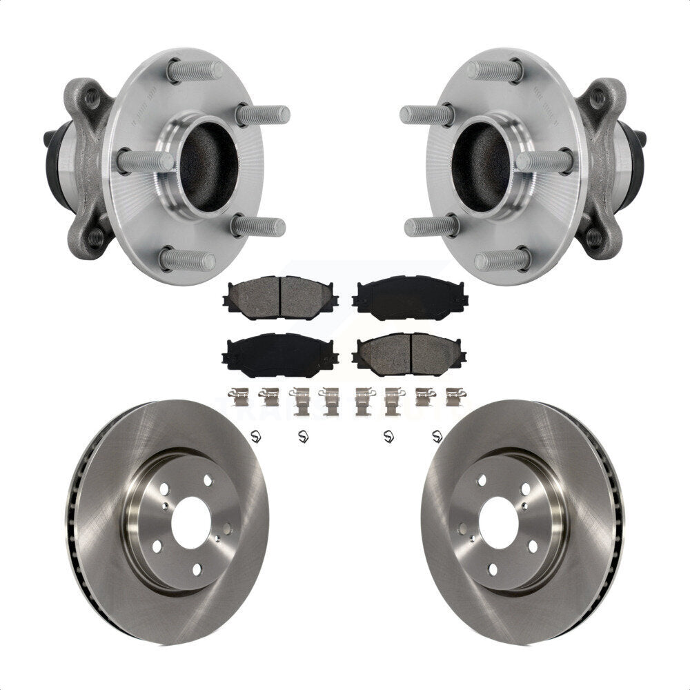 Kit de plaquettes de Rotor de frein, roulement de moyeu avant, pour Lexus IS250 14-15, avec emballage F Sport