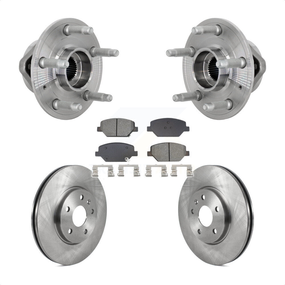 Ensemble de roulements de moyeu avant, Rotors et plaquettes de frein à disque, Kit pour Buick Envision