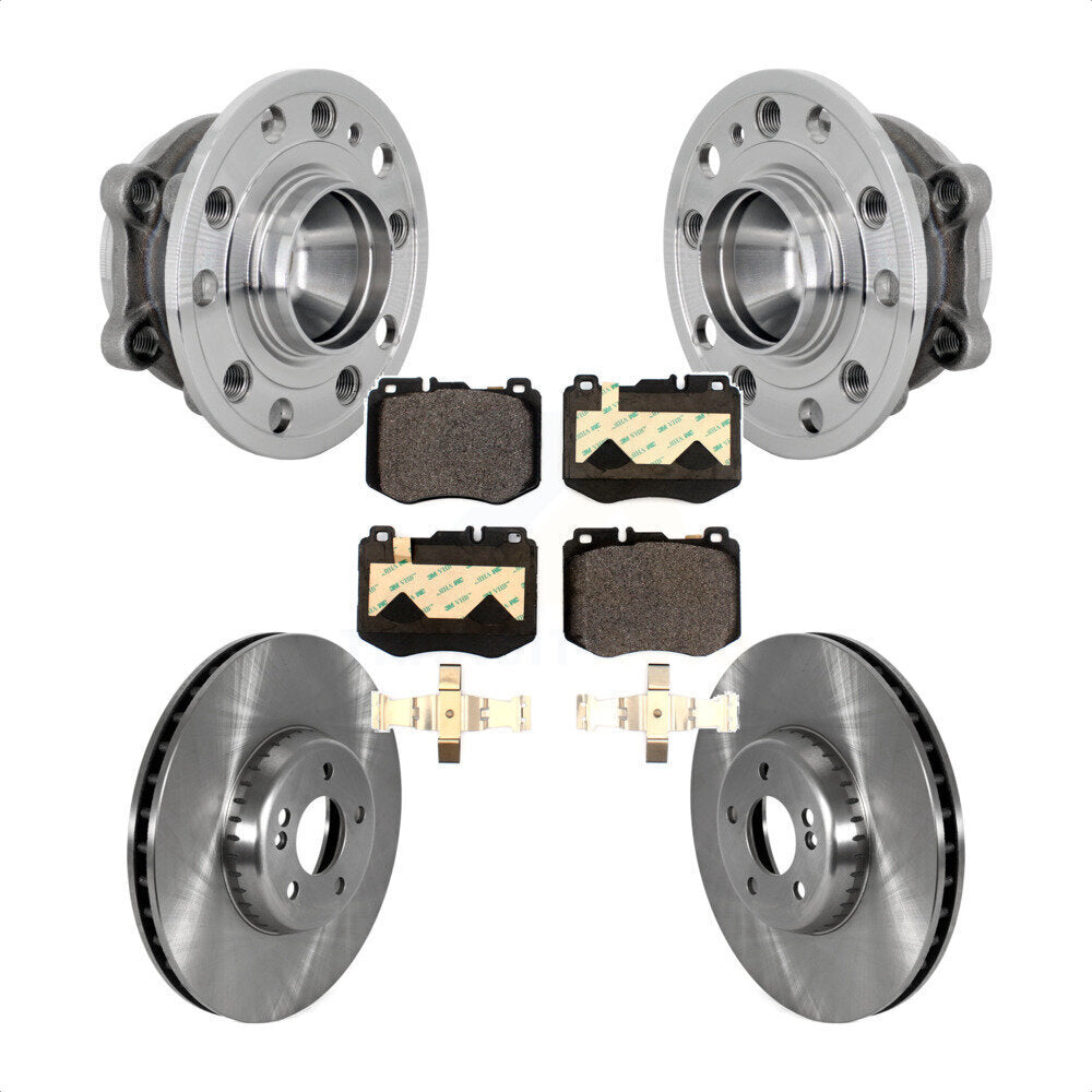 Kit de plaquettes de Rotor de frein à disque, ensemble de roulements de moyeu avant, pour Mercedes-Benz C300 C350