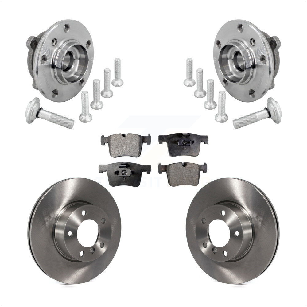 Kit de Rotor et de plaquettes de frein, roulement de moyeu avant, pour BMW 330i xDrive 230i 430i Gran Coup