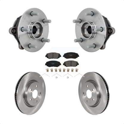 Kit de rotors et plaquettes de frein à disque, ensemble de roulements de moyeu avant, pour Toyota RAV4 Venza