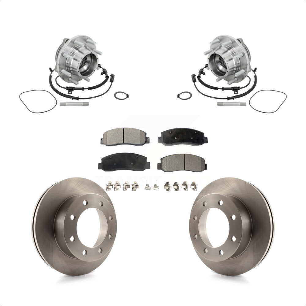 Kit de plaquettes de Rotor de frein, roulement de moyeu avant, pour Ford F-450 Super Duty Crew Cab Picku