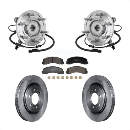 Ensemble de roulement de moyeu avant, Rotor de frein et Kit de plaquettes pour Ford F-150 Rapto 2018 – 2020