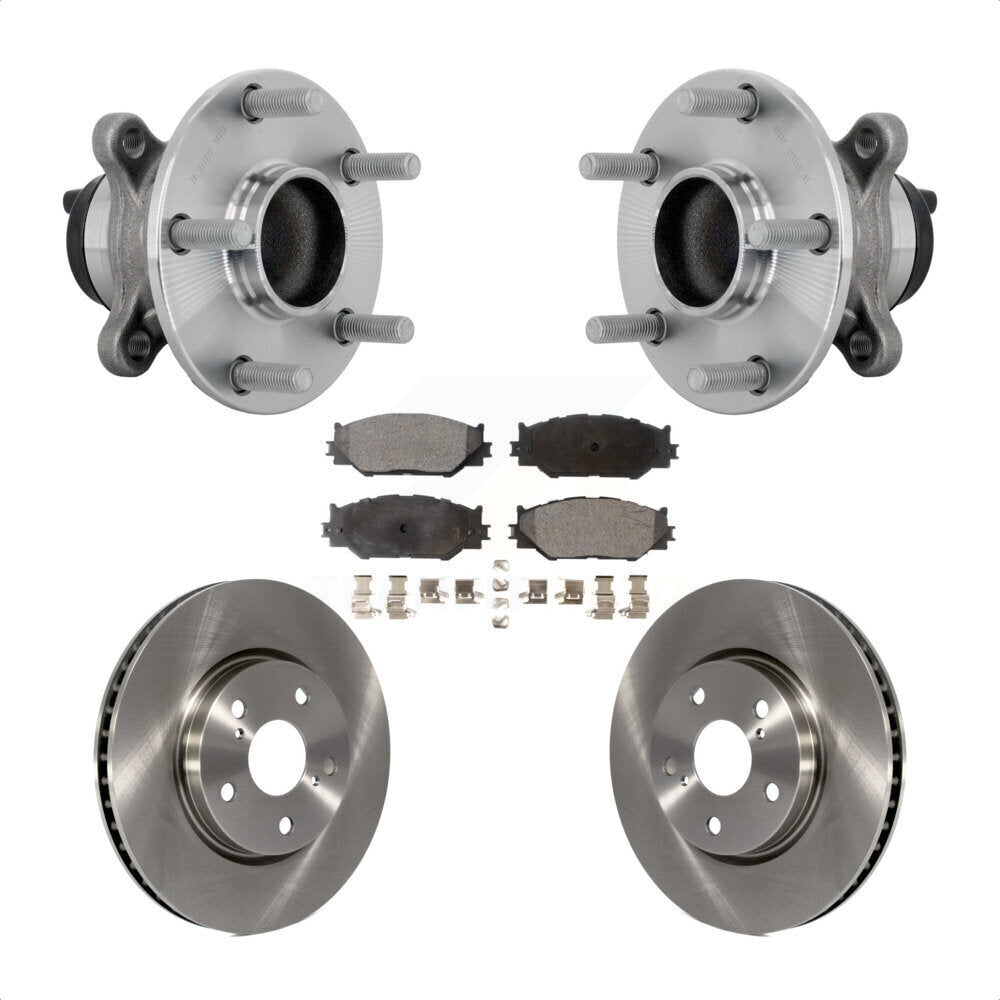 Kit de plaquettes de Rotor de frein, roulement de moyeu avant, pour Lexus IS250 14-15, avec emballage F Sport
