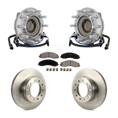 Kit de plaquettes de Rotor de frein à disque, roulement de moyeu avant, pour Ford F-450 Super Duty F-550 4 X