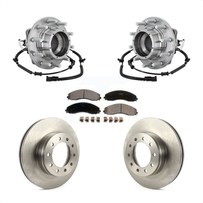 Kit de plaquettes de Rotor de frein à disque, roulement de moyeu avant, pour Ford F-450 Super Duty F-550 4 X