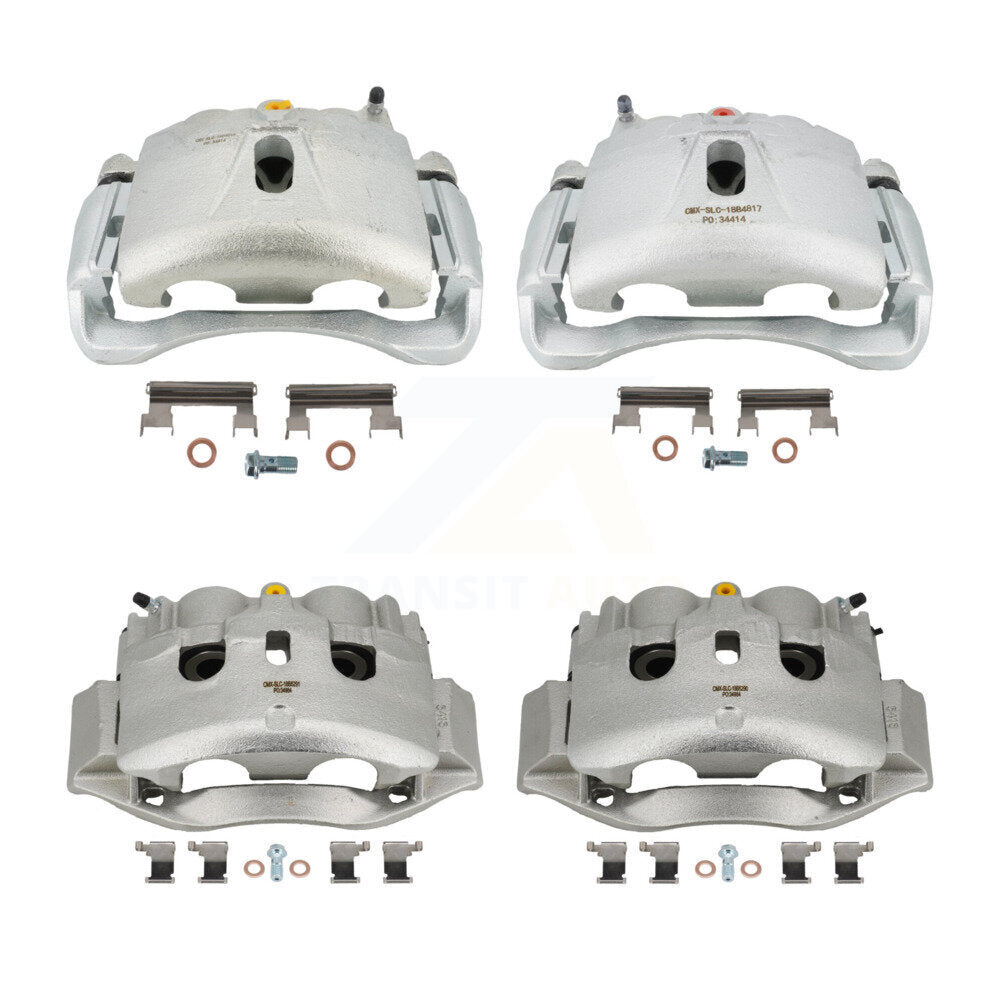 Kit d'étrier de frein avant et arrière pour Chevrolet Express 2009 GMC Savana 4500 – 2020