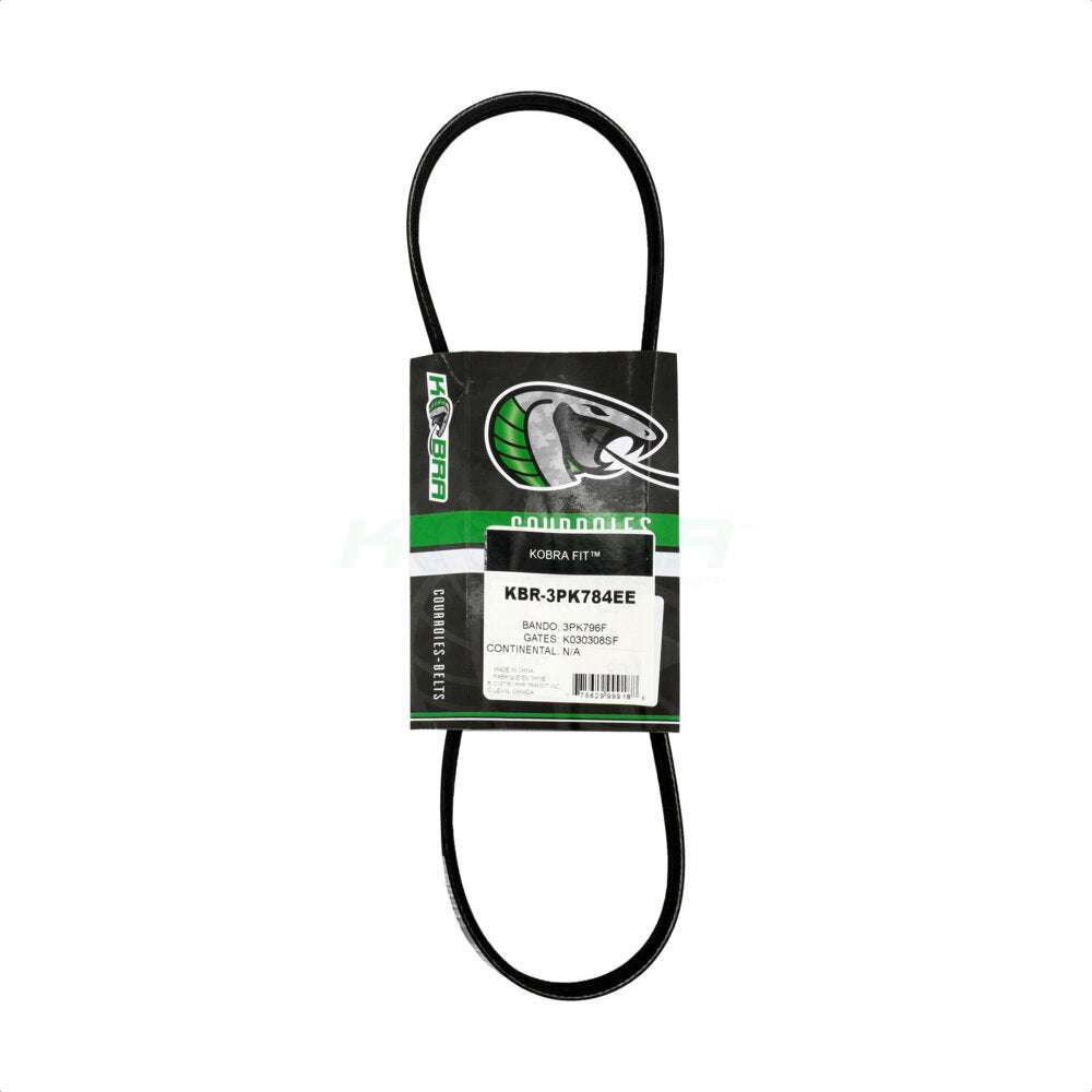 Courroie serpentine de pompe à eau, pour Hyundai Sonata Kia Optima KBR-3PK784EE