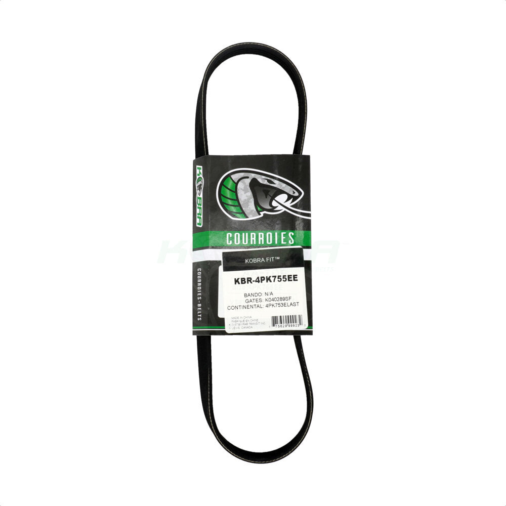 Courroie serpentine de climatisation pour Smart Fortwo 2008 – 2015 KBR-4PK755EE