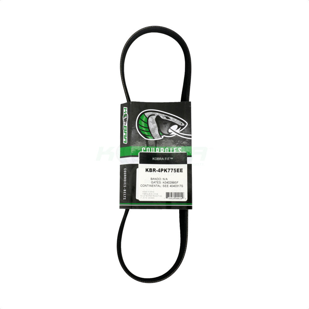 Courroie serpentine de climatisation pour Chevrolet Spark 2013 – 2015 KBR-4PK775EE